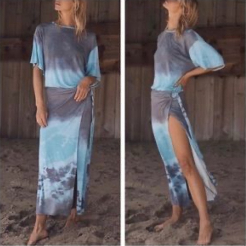 Free People Alyssa Wrap Maxi Dress